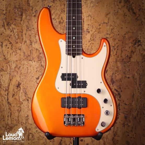 Fender American Deluxe Precision Bass Candy Tangerine 2002 USA бас-гитара