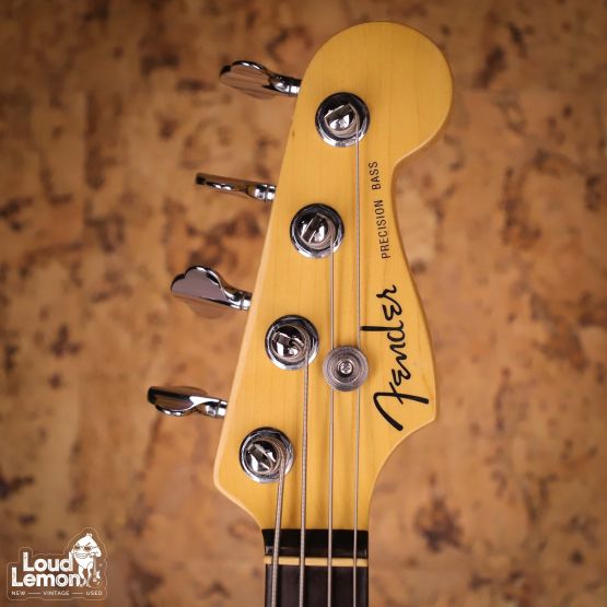 Fender American Deluxe Precision Bass Candy Tangerine 2002 USA бас-гитара
