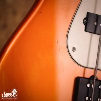 Fender American Deluxe Precision Bass Candy Tangerine 2002 USA бас-гитара