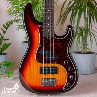 Fender American Deluxe Precision Bass Sunburst 1998 USA бас-гитара