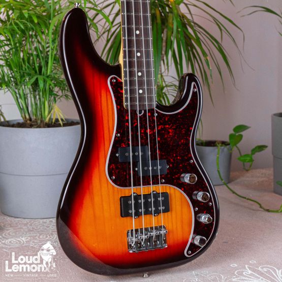 Fender American Deluxe Precision Bass Sunburst 1998 USA бас-гитара