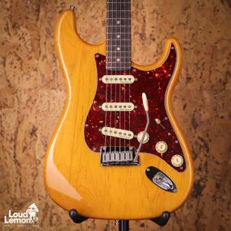 Fender American Deluxe Stratocaster Amber 2011 USA электрогитара