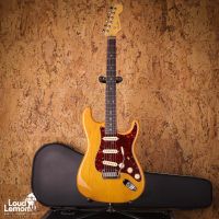 Fender American Deluxe Stratocaster Amber 2011 USA электрогитара