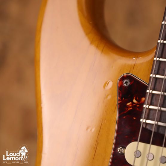 Fender American Deluxe Stratocaster Amber 2011 USA электрогитара