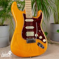 Fender American Deluxe Stratocaster HSS Amber 2008 USA электрогитара