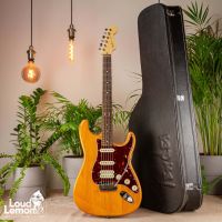 Fender American Deluxe Stratocaster HSS Amber 2009 USA электрогитара