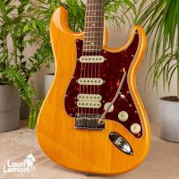 Fender American Deluxe Stratocaster HSS Amber 2009 USA электрогитара