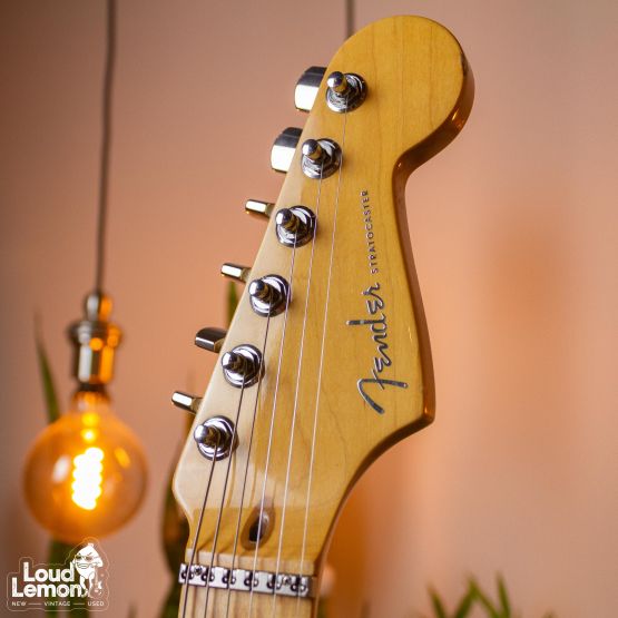 Fender American Deluxe Stratocaster HSS Candy Tangerine 2004 USA электрогитара
