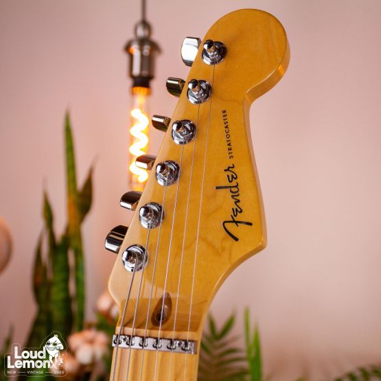 Fender American Deluxe Stratocaster HSS Montego Black 2005 USA электрогитара
