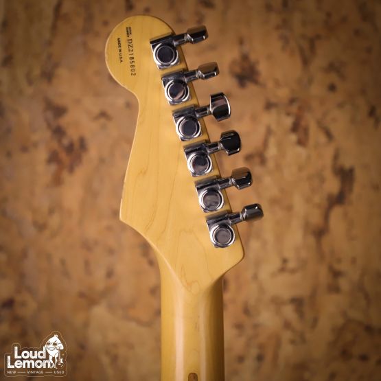 Fender American Deluxe Stratocaster Olympic White 2003 USA w/ Lacquer Refinish электрогитара