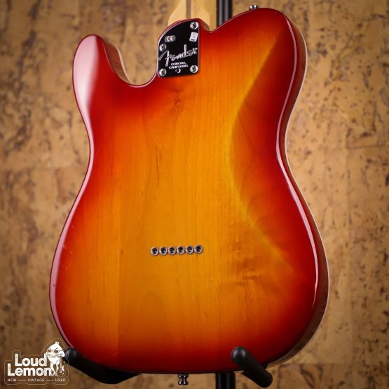 Fender American Deluxe Telecaster Aged Cherry Burst 2013 USA электрогитара