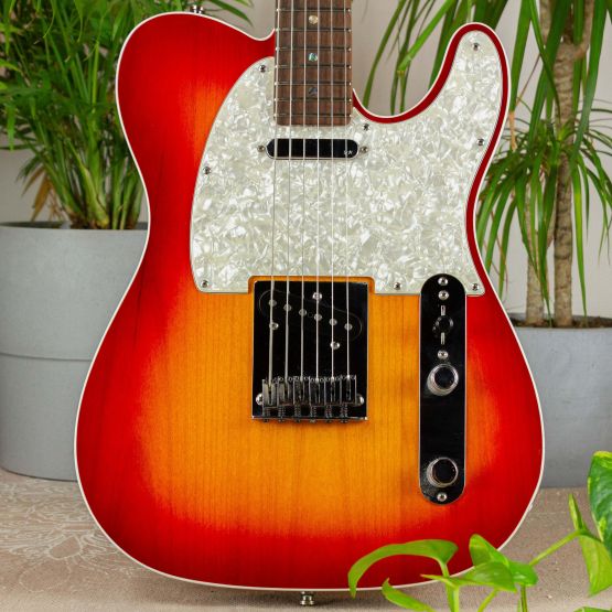 Fender American Deluxe Telecaster Aged Cherry Sunburst 2009 USA электрогитара