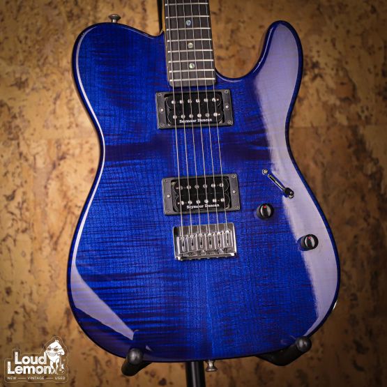 Fender American Deluxe Telecaster FMT Cobalt Blue Transparent 2004 USA электрогитара