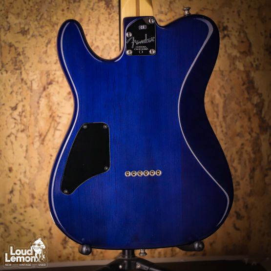 Fender American Deluxe Telecaster FMT Cobalt Blue Transparent 2004 USA электрогитара