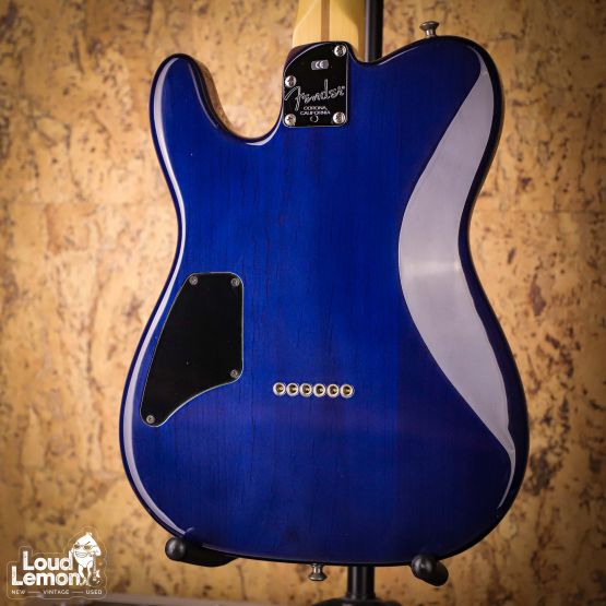 Fender American Deluxe Telecaster FMT Cobalt Blue Transparent 2004 USA электрогитара