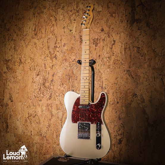 Fender American Deluxe Telecaster Olympic Pearl 2011 USA электрогитара