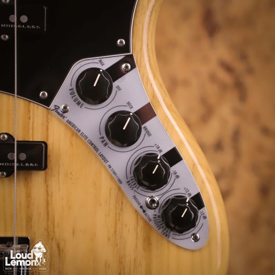 Fender American Elite Jazz Bass Ash Natural 2016 USA бас-гитара