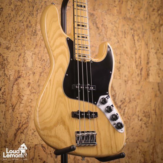 Fender American Elite Jazz Bass Ash Natural 2016 USA бас-гитара