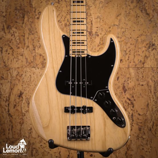 Fender American Elite Jazz Bass Ash Natural 2017 USA бас-гитара