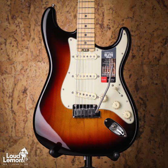 Fender American Elite Stratocaster 3-Color Sunburst 2019 USA электрогитара