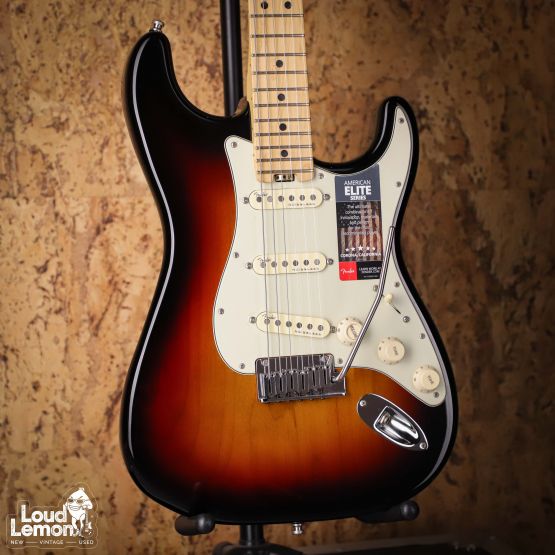 Fender American Elite Stratocaster 3-Color Sunburst 2019 USA электрогитара