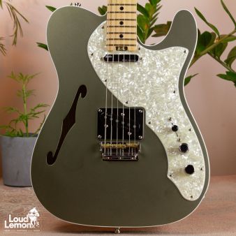 Fender American Elite Telecaster Thinline Champagne 2019 USA электрогитары