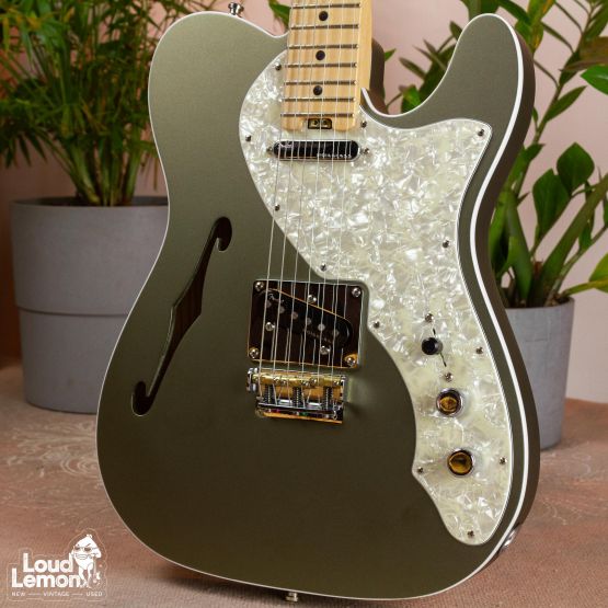 Fender American Elite Telecaster Thinline Champagne 2019 USA электрогитары