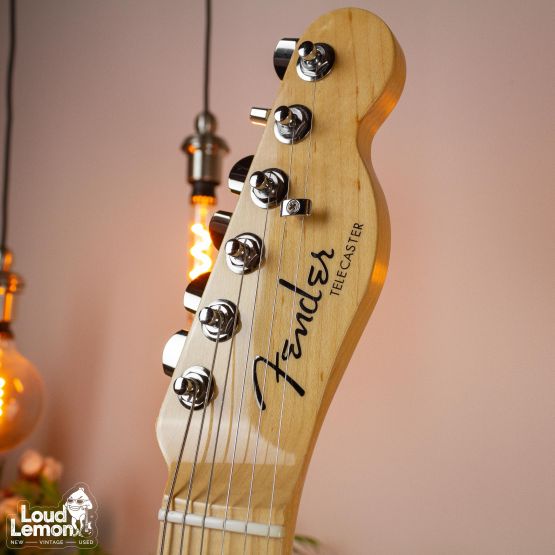 Fender American Elite Telecaster Thinline Champagne 2019 USA электрогитары