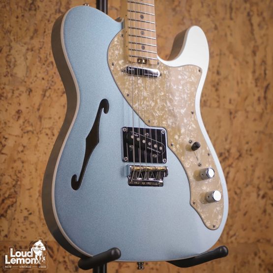 Fender American Elite Telecaster Thinline Mystic Blue Ice 2019 USA электрогитара
