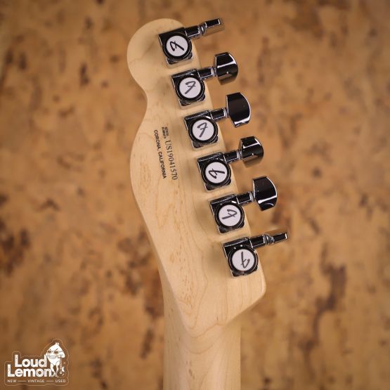 Fender American Elite Telecaster Thinline Mystic Blue Ice 2019 USA электрогитара