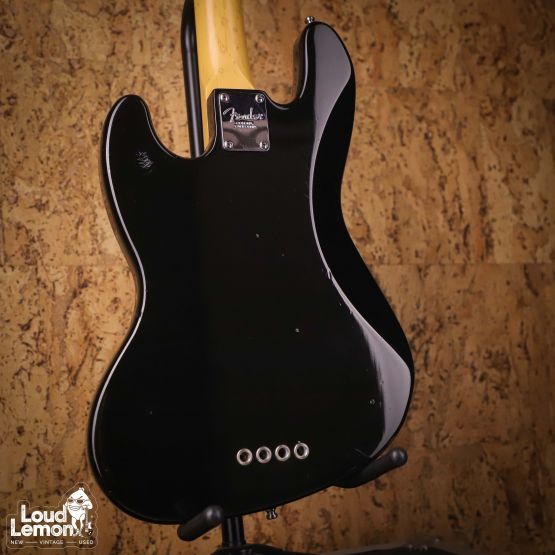 Fender American Jazz Bass Black 2001 USA бас-гитара