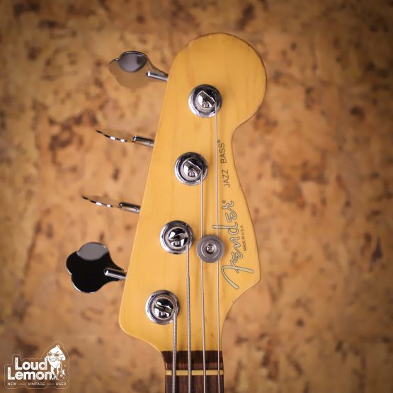 Fender American Jazz Bass Black 2001 USA бас-гитара