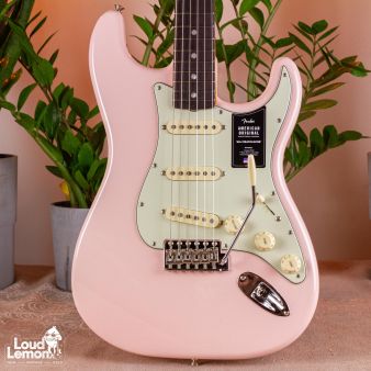 Fender American Original 60's Stratocaster Shell Pink 2021 USA электрогитара