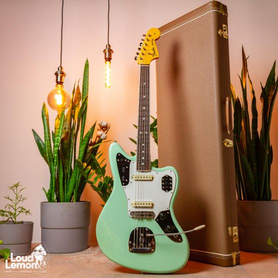 Fender American Original '60s Jaguar Surf Green 2019 USA w/ Mastery Bridge & Tremolo электрогитара