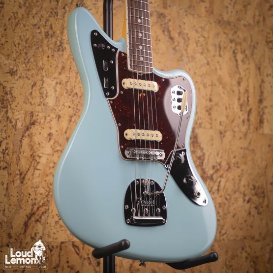 Fender American Original '60s Jaguar w/ Mastery Bridge Daphne Blue 2019 USA электрогитара