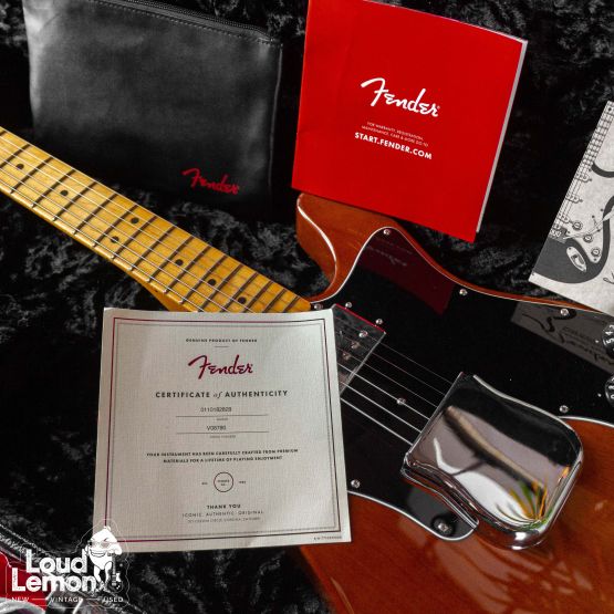 Fender American Original '70s Telecaster Custom Mocha 2020 USA электрогитара