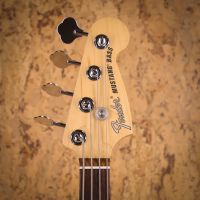 Fender American Performer Mustang Bass Satin Surf Green 2022 USA бас-гитара