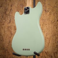Fender American Performer Mustang Bass Satin Surf Green 2022 USA бас-гитара