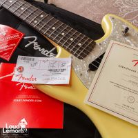 Fender American Performer Mustang Vintage White 2019 USA электрогитара
