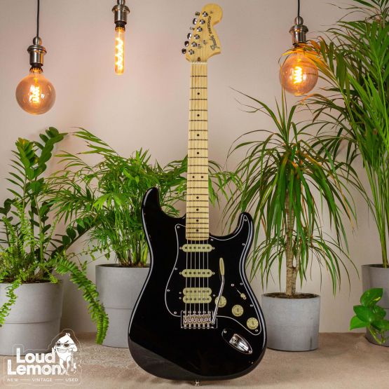 Fender American Performer Stratocaster HSS Black 2019 USA электрогитара
