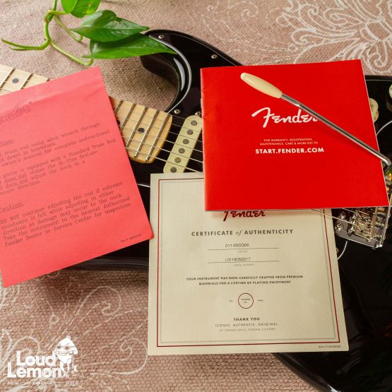 Fender American Performer Stratocaster HSS Black 2019 USA электрогитара