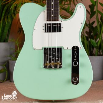Fender American Performer Telecaster Hum Satin Surf Green 2019 USA электрогитара