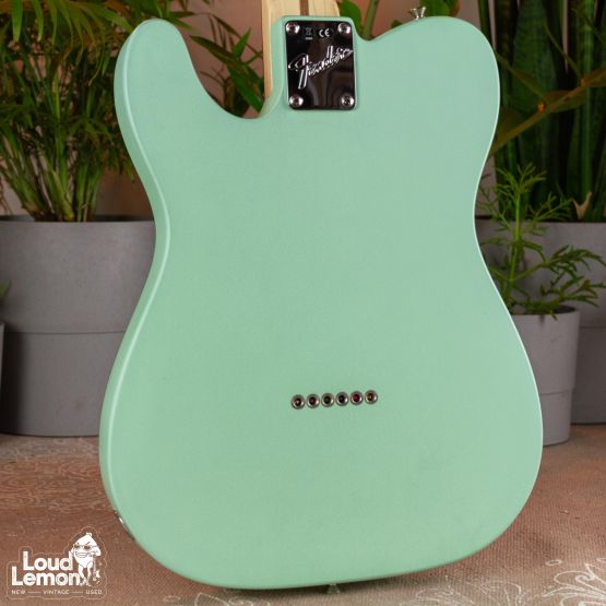 Fender American Performer Telecaster Hum Satin Surf Green 2019 USA электрогитара