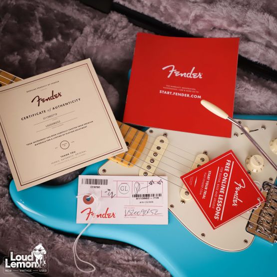 Fender American Professional II Stratocaster Miami Blue 2020 USA электрогитара