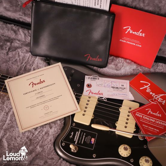Fender American Professional II Jazzmaster Left-Hand Mercury 2021 USA электрогитара