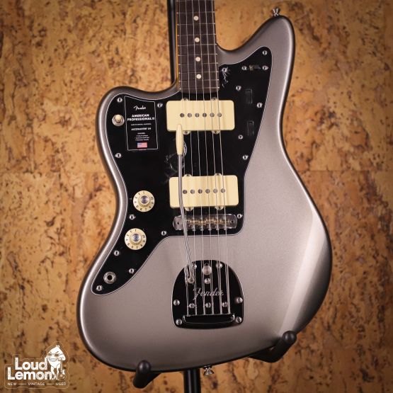 Fender American Professional II Jazzmaster Left-Hand Mercury 2021 USA электрогитара