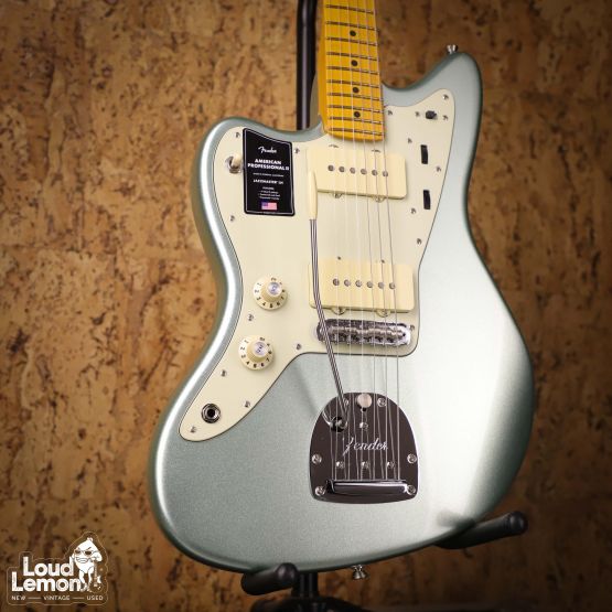 Fender American Professional II Jazzmaster Left-Hand Mystic Surf Green 2022 USA электрогитара