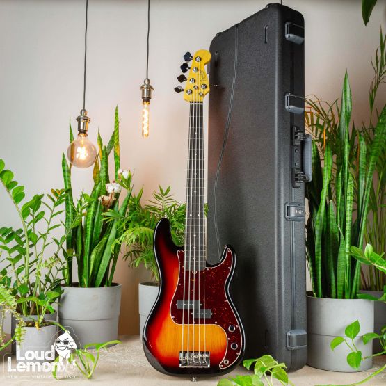 Fender American Professional II Precision Bass V Sunburst 2021 USA бас-гитара