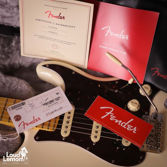 Fender American Professional II Stratocaster HSS Olympic White 2020 USA электрогитара