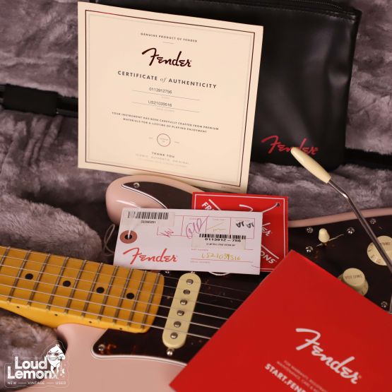 Fender American Professional II Stratocaster HSS Shell Pink 2021 USA электрогитара